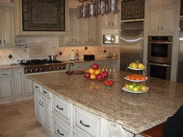 Kitchen remodel with white cabinets